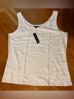 NIC+ZOE White Scoop Neck Tank